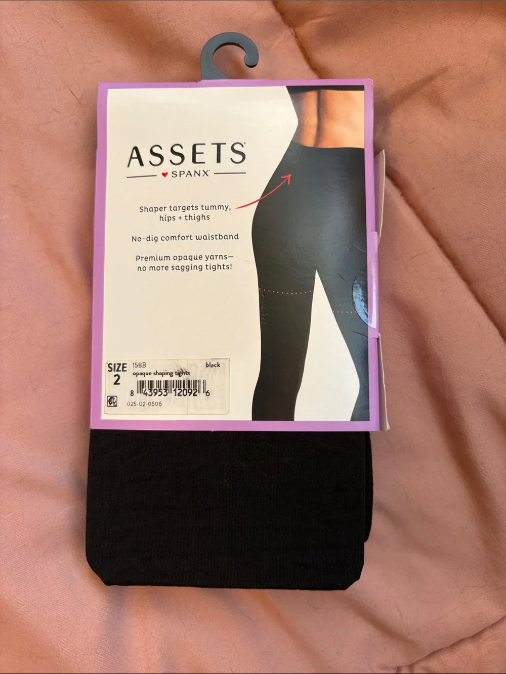 SPANX Assets Opaque Shaping Tights - Black